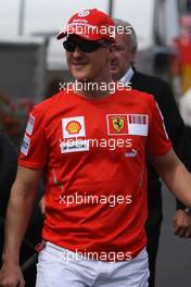 27.04.2008 Barcelona, Spain,  Michael Schumacher (GER), Test Driver, Scuderia Ferrari - Formula 1 World Championship, Rd 4, Spanish Grand Prix, Sunday