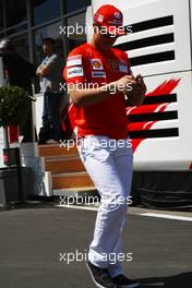 27.04.2008 Barcelona, Spain,  Michael Schumacher (GER), Test Driver, Scuderia Ferrari (7 Times F1 World Champion) - Formula 1 World Championship, Rd 4, Spanish Grand Prix, Sunday