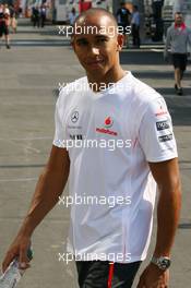 24.04.2008 Barcelona, Spain,  Lewis Hamilton (GBR), McLaren Mercedes - Formula 1 World Championship, Rd 4, Spanish Grand Prix, Thursday