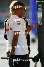 24.04.2008 Barcelona, Spain,  Lewis Hamilton (GBR), McLaren Mercedes - Formula 1 World Championship, Rd 4, Spanish Grand Prix, Thursday