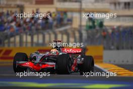 22.08.2008 Valencia, Spain,  Lewis Hamilton (GBR), McLaren Mercedes, MP4-23 - Formula 1 World Championship, Rd 12, European Grand Prix, Friday Practice