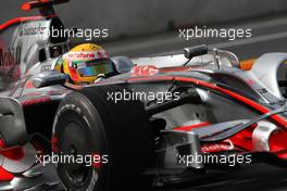 22.08.2008 Valencia, Spain,  Lewis Hamilton (GBR), McLaren Mercedes, MP4-23 - Formula 1 World Championship, Rd 12, European Grand Prix, Friday Practice