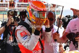 24.08.2008 Valencia, Spain,  Lewis Hamilton (GBR), McLaren Mercedes - Formula 1 World Championship, Rd 12, European Grand Prix, Sunday Pre-Race Grid