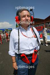 24.08.2008 Valencia, Spain,  Jean Todt (FRA), Scuderia Ferrari, Ferrari CEO - Formula 1 World Championship, Rd 12, European Grand Prix, Sunday Pre-Race Grid