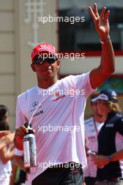 24.08.2008 Valencia, Spain,  Lewis Hamilton (GBR), McLaren Mercedes - Formula 1 World Championship, Rd 12, European Grand Prix, Sunday Pre-Race Grid