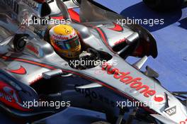 24.08.2008 Valencia, Spain,  Lewis Hamilton (GBR), McLaren Mercedes - Formula 1 World Championship, Rd 12, European Grand Prix, Sunday Podium