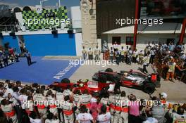 24.08.2008 Valencia, Spain,  Felipe Massa (BRA), Scuderia Ferrari and Lewis Hamilton (GBR), McLaren Mercedes - Formula 1 World Championship, Rd 12, European Grand Prix, Sunday Podium