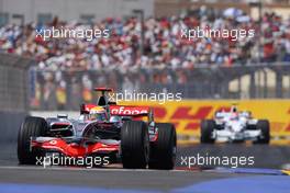 24.08.2008 Valencia, Spain,  Lewis Hamilton (GBR), McLaren Mercedes, MP4-23 - Formula 1 World Championship, Rd 12, European Grand Prix, Sunday Race