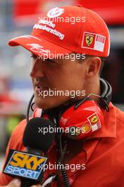 23.08.2008 Valencia, Spain,  Michael Schumacher (GER), Test Driver, Scuderia Ferrari - Formula 1 World Championship, Rd 12, European Grand Prix, Saturday Qualifying