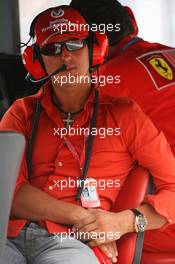 23.08.2008 Valencia, Spain,  Michael Schumacher (GER), Test Driver, Scuderia Ferrari - Formula 1 World Championship, Rd 12, European Grand Prix, Saturday Practice