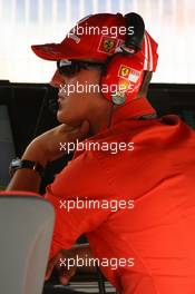 23.08.2008 Valencia, Spain,  Michael Schumacher (GER), Test Driver, Scuderia Ferrari - Formula 1 World Championship, Rd 12, European Grand Prix, Saturday Practice