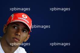 21.08.2008 Valencia, Spain,  Lewis Hamilton (GBR), McLaren Mercedes - Formula 1 World Championship, Rd 12, European Grand Prix, Thursday Press Conference