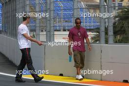 21.08.2008 Valencia, Spain,  Lewis Hamilton (GBR), McLaren Mercedes - Formula 1 World Championship, Rd 12, European Grand Prix, Thursday