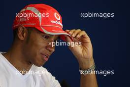 21.08.2008 Valencia, Spain,  Lewis Hamilton (GBR), McLaren Mercedes - Formula 1 World Championship, Rd 12, European Grand Prix, Thursday