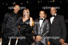 12.12.2008 Monte-Carlo, Monaco,   Lewis Hamilton (GBR) with his family, McLaren Mercedes, FIA Formula 1 World Champion - 2008 FIA Gala Prize Giving Ceremony