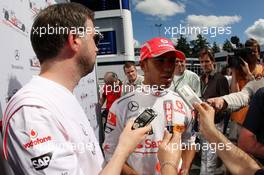 20.06.2008 Magny Cours, France,  Lewis Hamilton (GBR), McLaren Mercedes - Formula 1 World Championship, Rd 8, French Grand Prix, Friday