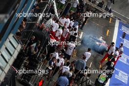 20.06.2008 Magny Cours, France,  Jarno Trulli (ITA), Toyota Racing, TF108 - Formula 1 World Championship, Rd 8, French Grand Prix, Friday Practice