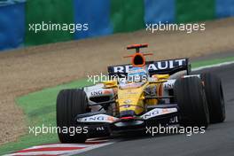 20.06.2008 Magny Cours, France,  Fernando Alonso (ESP), Renault F1 Team, R28 - Formula 1 World Championship, Rd 8, French Grand Prix, Friday Practice