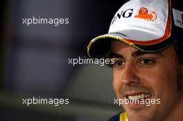 20.06.2008 Magny Cours, France,  Fernando Alonso (ESP), Renault F1 Team - Formula 1 World Championship, Rd 8, French Grand Prix, Friday Press Conference