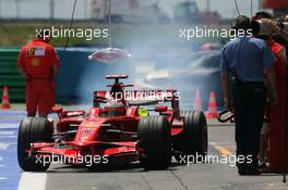 20.06.2008 Magny Cours, France,  Kimi Raikkonen (FIN), Räikkönen, Scuderia Ferrari - Formula 1 World Championship, Rd 8, French Grand Prix, Friday Practice