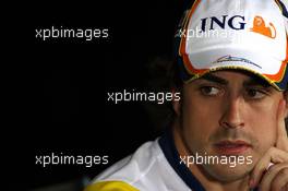 20.06.2008 Magny Cours, France,  Fernando Alonso (ESP), Renault F1 Team - Formula 1 World Championship, Rd 8, French Grand Prix, Friday Press Conference