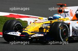 20.06.2008 Magny Cours, France,  Fernando Alonso (ESP), Renault F1 Team, R28 - Formula 1 World Championship, Rd 8, French Grand Prix, Friday Practice