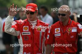 20.06.2008 Magny Cours, France,  Kimi Raikkonen (FIN), Räikkönen, Scuderia Ferrari - Formula 1 World Championship, Rd 8, French Grand Prix, Friday