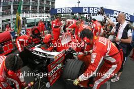 22.06.2008 Magny Cours, France,  Felipe Massa (BRA), Scuderia Ferrari - Formula 1 World Championship, Rd 8, French Grand Prix, Sunday Pre-Race Grid