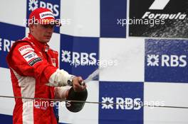 22.06.2008 Magny Cours, France,  Kimi Raikkonen (FIN), Räikkönen, Scuderia Ferrari - Formula 1 World Championship, Rd 8, French Grand Prix, Sunday Podium