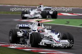 22.06.2008 Magny Cours, France,  Robert Kubica (POL), BMW Sauber F1 Team, Nick Heidfeld (GER), BMW Sauber F1 Team  - Formula 1 World Championship, Rd 8, French Grand Prix, Sunday Race
