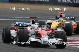 22.06.2008 Magny Cours, France,  Jarno Trulli (ITA), Toyota Racing, TF108 - Formula 1 World Championship, Rd 8, French Grand Prix, Sunday Race