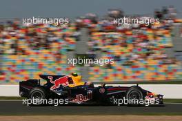 21.06.2008 Magny Cours, France,  Mark Webber (AUS), Red Bull Racing, RB4 - Formula 1 World Championship, Rd 8, French Grand Prix, Saturday Practice
