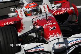 21.06.2008 Magny Cours, France,  Timo Glock (GER), Toyota F1 Team, TF108 - Formula 1 World Championship, Rd 8, French Grand Prix, Saturday Practice