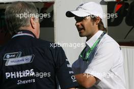 21.06.2008 Magny Cours, France,  Patrick Head (GBR), WilliamsF1 Team, Director of Engineering and Andy Priaulx (GBR), BMW Team UK, BMW 320si WTCC - Formula 1 World Championship, Rd 8, French Grand Prix, Saturday