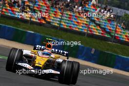 21.06.2008 Magny Cours, France,  Nelson Piquet Jr (BRA), Renault F1 Team, R28 - Formula 1 World Championship, Rd 8, French Grand Prix, Saturday Qualifying