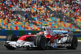21.06.2008 Magny Cours, France,  Timo Glock (GER), Toyota F1 Team, TF108 - Formula 1 World Championship, Rd 8, French Grand Prix, Saturday Qualifying