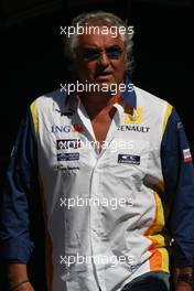 21.06.2008 Magny Cours, France,  Flavio Briatore (ITA), Renault F1 Team, Team Chief, Managing Director - Formula 1 World Championship, Rd 8, French Grand Prix, Saturday