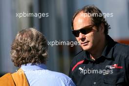 21.06.2008 Magny Cours, France,  Gerhard Berger (AUT), Scuderia Toro Rosso, 50% Team Co Owner and Keke Rosberg - Formula 1 World Championship, Rd 8, French Grand Prix, Saturday Qualifying