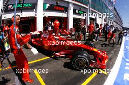 21.06.2008 Magny Cours, France,  Kimi Raikkonen (FIN), Räikkönen, Scuderia Ferrari  - Formula 1 World Championship, Rd 8, French Grand Prix, Saturday Qualifying