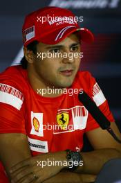 19.06.2008 Magny Cours, France,  Felipe Massa (BRA), Scuderia Ferrari - Formula 1 World Championship, Rd 8, French Grand Prix, Thursday Press Conference