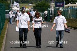 19.06.2008 Magny Cours, France,  Robert Kubica (POL), BMW Sauber F1 Team, Nick Heidfeld (GER), BMW Sauber F1 Team  - Formula 1 World Championship, Rd 8, French Grand Prix, Thursday