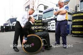 19.06.2008 Magny Cours, France,  Geoff Willis (GBR), Red Bull Racing, Technical Director and Pat Symonds (GBR), Renault F1 Team, Executive Director of Engineering  - Formula 1 World Championship, Rd 8, French Grand Prix, Thursday