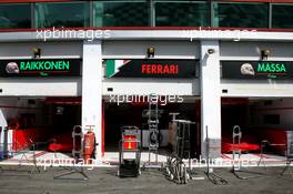 19.06.2008 Magny Cours, France,  Scuderia Ferrari, Garage - Formula 1 World Championship, Rd 8, French Grand Prix, Thursday