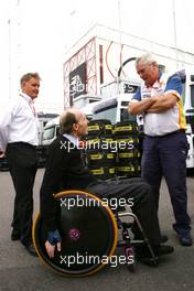 19.06.2008 Magny Cours, France,  Geoff Willis (GBR), Red Bull Racing, Technical Director and Pat Symonds (GBR), Renault F1 Team, Executive Director of Engineering  - Formula 1 World Championship, Rd 8, French Grand Prix, Thursday