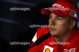 19.06.2008 Magny Cours, France,  Kimi Raikkonen (FIN), Räikkönen, Scuderia Ferrari - Formula 1 World Championship, Rd 8, French Grand Prix, Thursday Press Conference