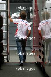 19.06.2008 Magny Cours, France,  Jarno Trulli (ITA), Toyota F1 Team  - Formula 1 World Championship, Rd 8, French Grand Prix, Thursday