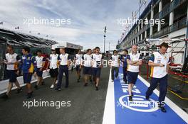19.06.2008 Magny Cours, France,  Nelson Piquet Jr (BRA), Renault F1 Team and Fernando Alonso (ESP), Renault F1 Team - Formula 1 World Championship, Rd 8, French Grand Prix, Thursday