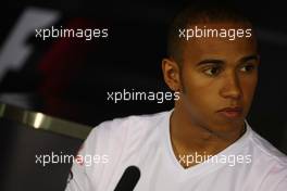 19.06.2008 Magny Cours, France,  Lewis Hamilton (GBR), McLaren Mercedes - Formula 1 World Championship, Rd 8, French Grand Prix, Thursday Press Conference