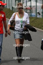19.06.2008 Magny Cours, France,  Rafaela Bassi (BRA), Girl Friend, Wife of Felipe Massa - Formula 1 World Championship, Rd 8, French Grand Prix, Thursday