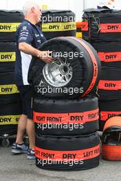 19.06.2008 Magny Cours, France,  Williams F1 Team mechanic - Formula 1 World Championship, Rd 8, French Grand Prix, Thursday